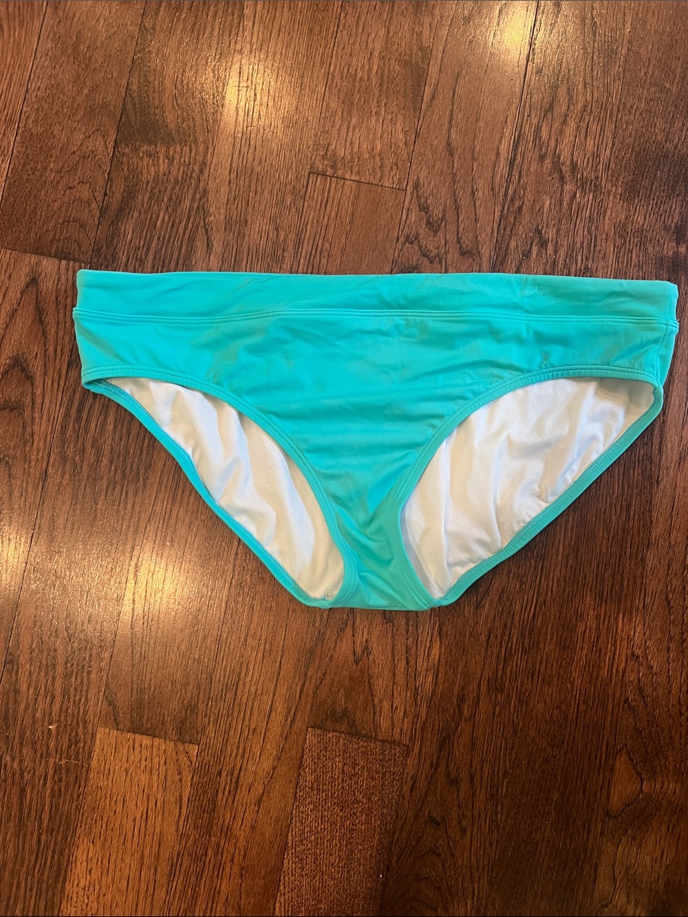 Lands' End Bright Turquoise Bikini Bottom
